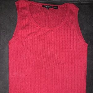 Cute red sweater vest